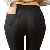 Pencil Pants Cotton Pocket Slim Denim Skinny - Easy Pickins Store