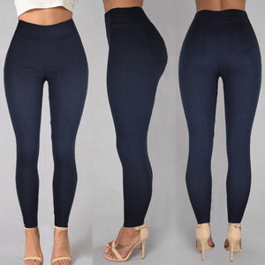 Pencil Pants Cotton Pocket Slim Denim Skinny - Easy Pickins Store