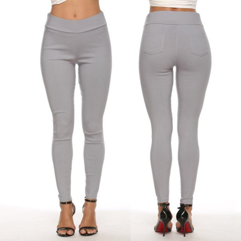 Pencil Pants Cotton Pocket Slim Denim Skinny - Easy Pickins Store
