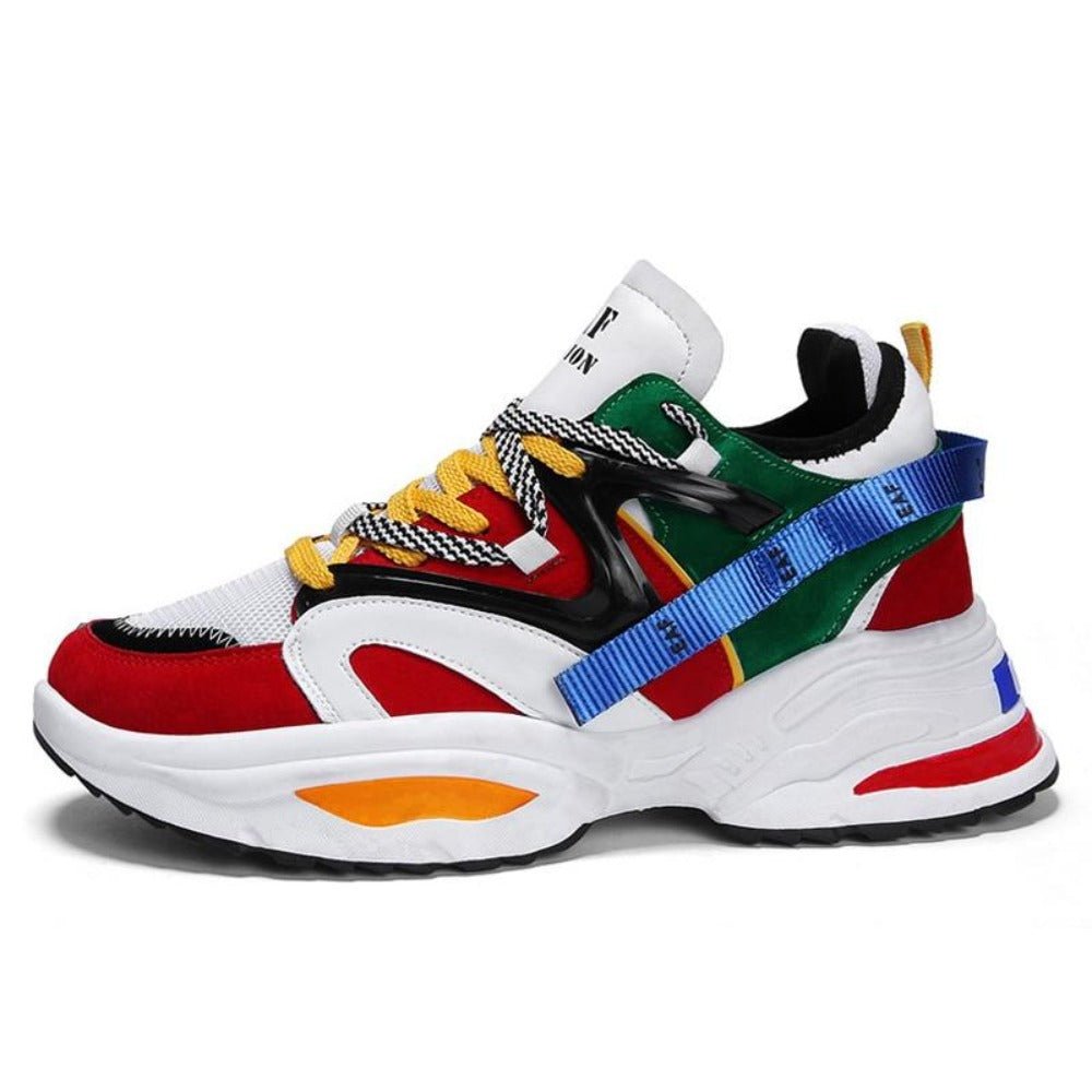 Platform Lace Up Vulcanize Sneakers - Easy Pickins Store