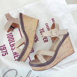 Platform Sandals Super High Heels Wedges Gladiator - Easy Pickins Store