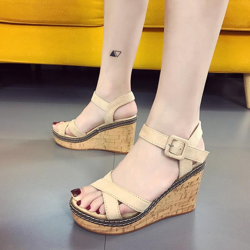 Platform Sandals Super High Heels Wedges Gladiator - Easy Pickins Store