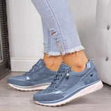 Platform Sneakers Breathable Casual Shoes - Easy Pickins Store