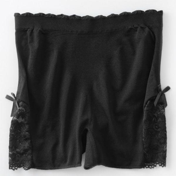 Plus Size Ladies Lace Elastic Anti Chafing Safety Pants Velvet Short Pants Legs Prevent Thigh Chafing shorts - Easy Pickins Store