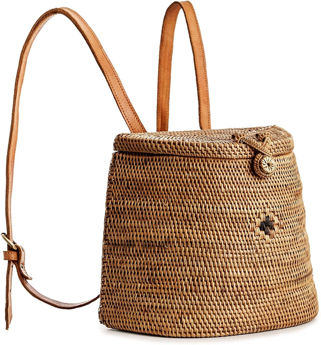 Premium Handmade Wicker Woven Purse Handbag Circle Boho Bag - Easy Pickins Store