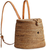 Premium Handmade Wicker Woven Purse Handbag Circle Boho Bag - Easy Pickins Store