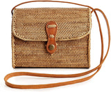 Premium Handmade Wicker Woven Purse Handbag Circle Boho Bag - Easy Pickins Store