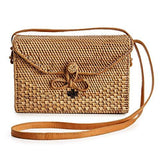 Premium Handmade Wicker Woven Purse Handbag Circle Boho Bag - Easy Pickins Store