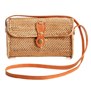 Premium Handmade Wicker Woven Purse Handbag Circle Boho Bag - Easy Pickins Store