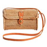 Premium Handmade Wicker Woven Purse Handbag Circle Boho Bag - Easy Pickins Store