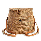 Premium Handmade Wicker Woven Purse Handbag Circle Boho Bag - Easy Pickins Store