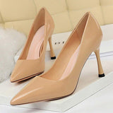 Pumps Leather High Heels - Easy Pickins Store
