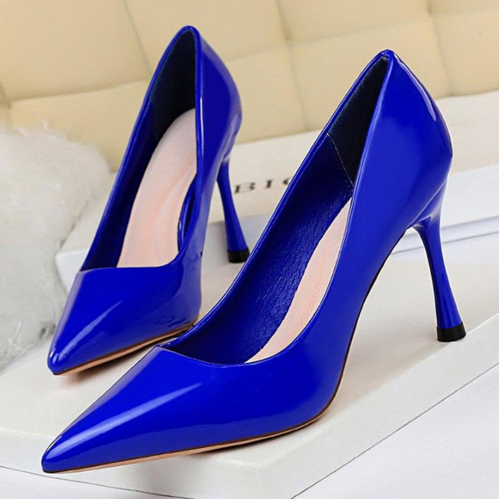 Pumps Leather High Heels - Easy Pickins Store