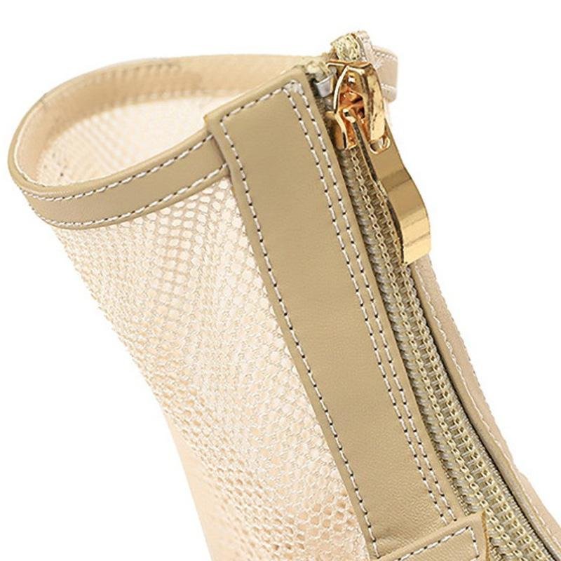 Pumps Mesh High Heels Buckle - Easy Pickins Store