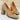 Pumps Rivet Metal Square Heels Flock - Easy Pickins Store