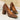 Pumps Rivet Metal Square Heels Flock - Easy Pickins Store