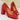 Pumps Rivet Metal Square Heels Flock - Easy Pickins Store