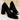 Pumps Rivet Metal Square Heels Flock - Easy Pickins Store