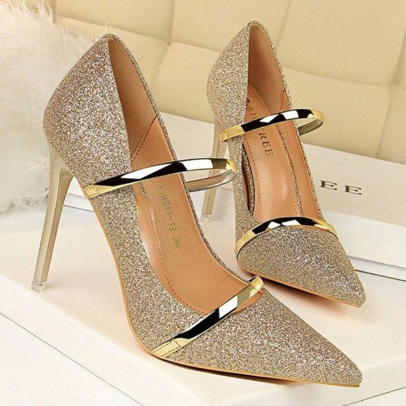 Pumps Sequin High Heels - Easy Pickins Store