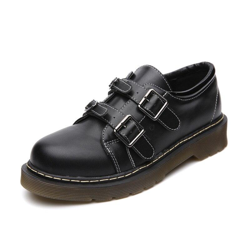 Punk Dark Platform Boots Bugle Retro Slope Lace Up Thick Sole - Easy Pickins Store