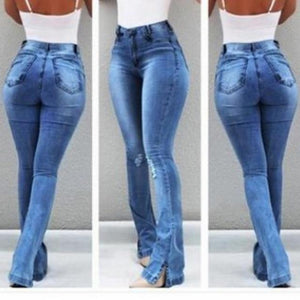 Push Up Stretch Bottom Jeans High Waist Skinny Denim - Easy Pickins Store