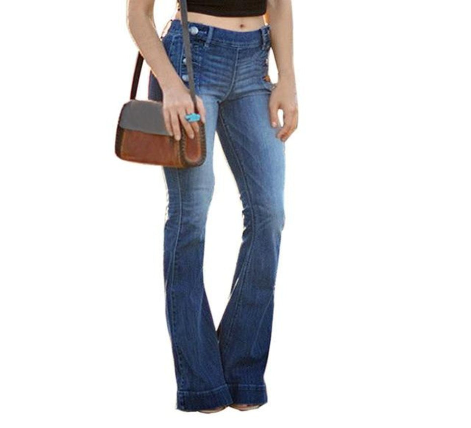 Push Up Stretch Bottom Jeans High Waist Skinny Denim - Easy Pickins Store