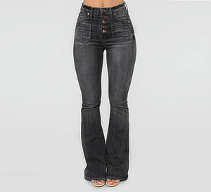 Push Up Stretch Bottom Jeans High Waist Skinny Denim - Easy Pickins Store