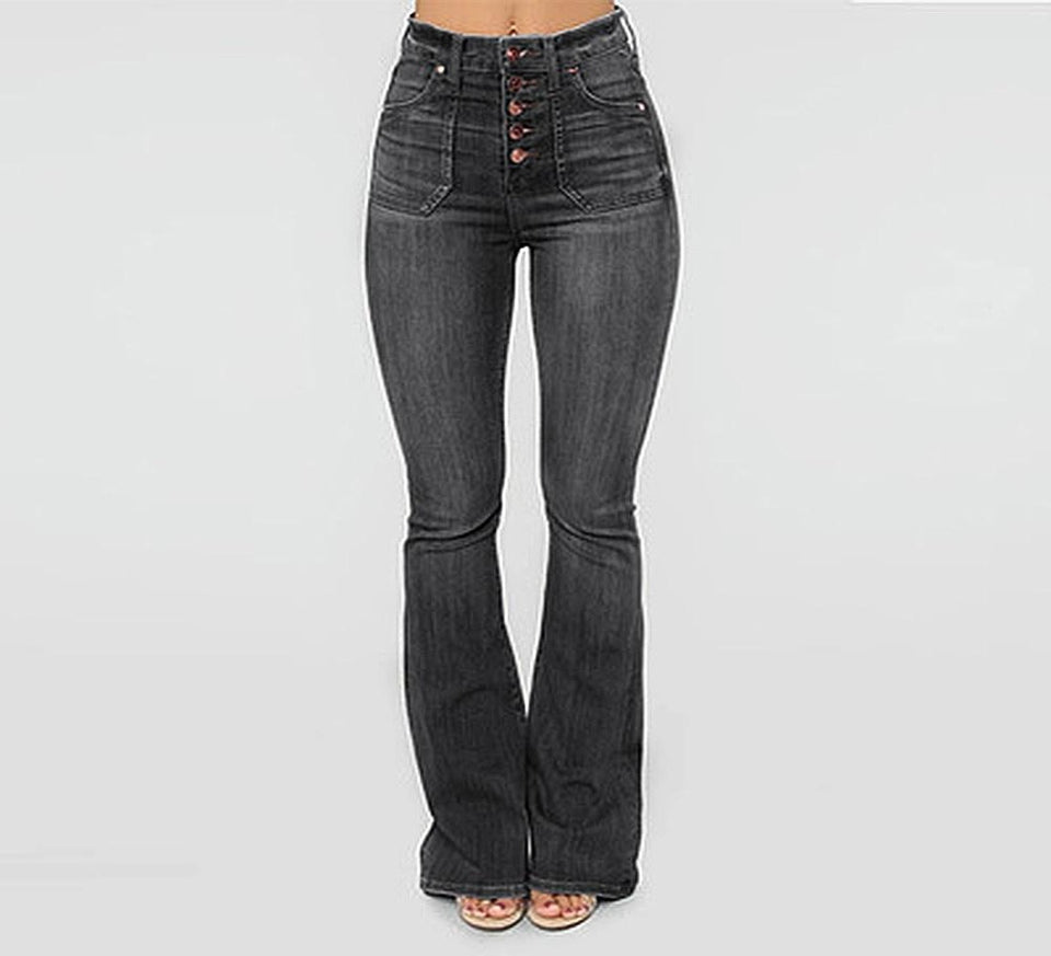 Push Up Stretch Bottom Jeans High Waist Skinny Denim - Easy Pickins Store