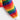 Rainbow Patchwork Button Turn-down Crop Top Pullover - Easy Pickins Store