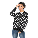 Retro Floral Printed Long Sleeve Outwear Bomber - Easy Pickins Store