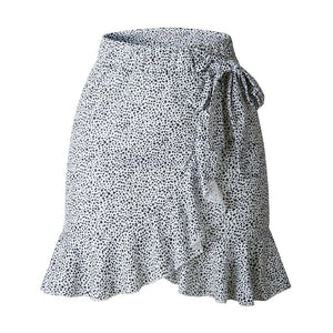 Retro High Waist Short Skirt - Easy Pickins Store