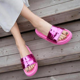 Rhinestone Flip Flops Crystal Diamond Slides - Easy Pickins Store