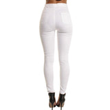 Ripped Casual Slim Hole Long Zippers Jeans - Easy Pickins Store
