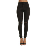 Ripped Casual Slim Hole Long Zippers Jeans - Easy Pickins Store