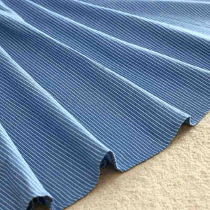 ROPALIA Vintage Retro High Waist Pleated Midi Skirt Fashion Women Skirt Denim Single Breasted Skirt - Easy Pickins Store