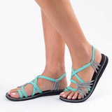 Rope Knot Toe Flat Sandals - Easy Pickins Store