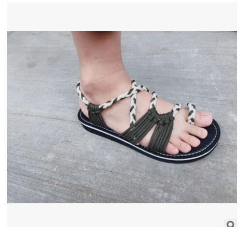 Rope Knot Toe Flat Sandals - Easy Pickins Store