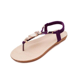 Sandals Flip Flops Gladiator Sandals Owl Slip Low Heels - Easy Pickins Store