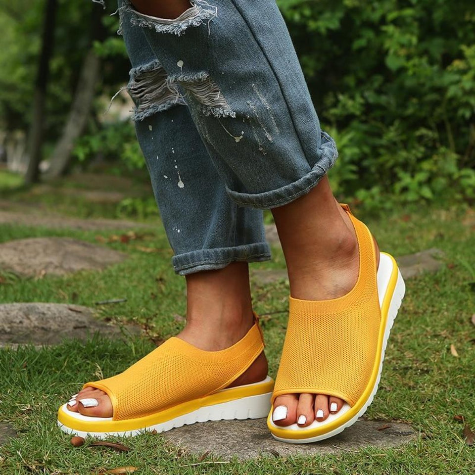 Sandals Plus Size Wedges Flip Flop High Heels - Easy Pickins Store