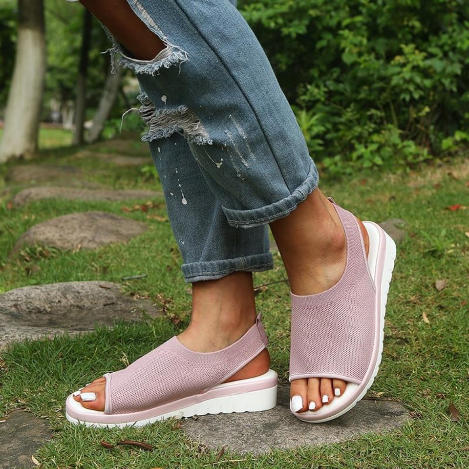 Sandals Plus Size Wedges Flip Flop High Heels - Easy Pickins Store