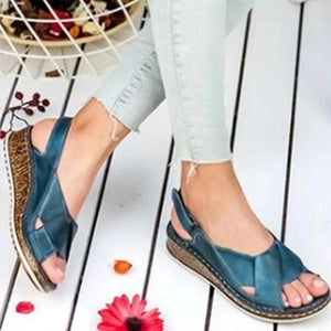 Sandals Plus Size Wedges Mid Heels Flip Flop Platform - Easy Pickins Store