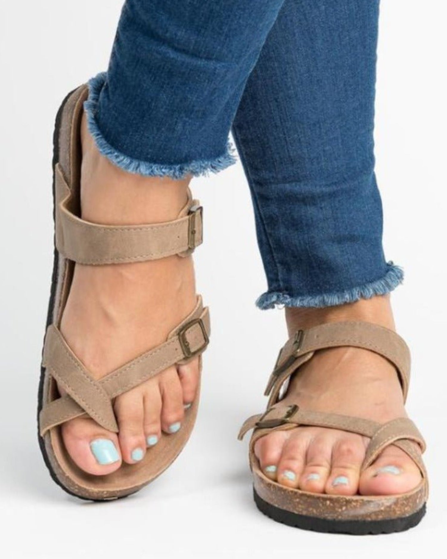 Rome Style Flip-Flops Flat Sole Low Heels Sandals - Easy Pickins Store
