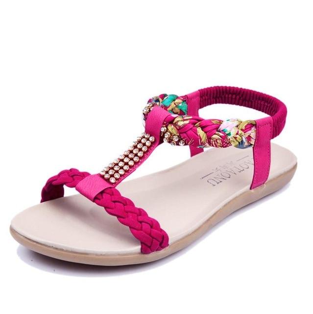 Sandals Slip-On Front & Rear Strap Flat Sole - Easy Pickins Store