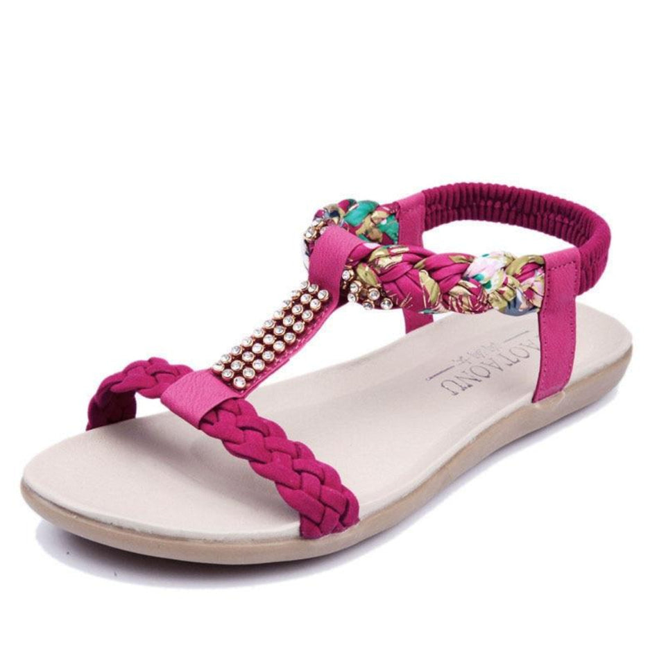 Sandals Slip-On Front & Rear Strap Flat Sole - Easy Pickins Store