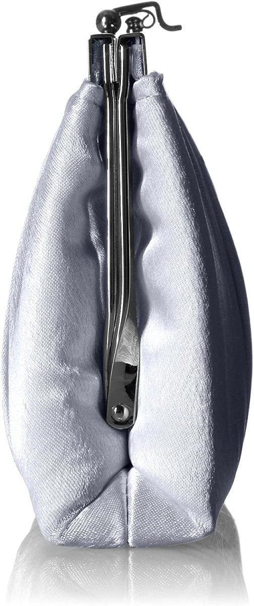 Satin Frame Evening Clutch Bag Purse With Shoulder Chain Included - Easy Pickins Store