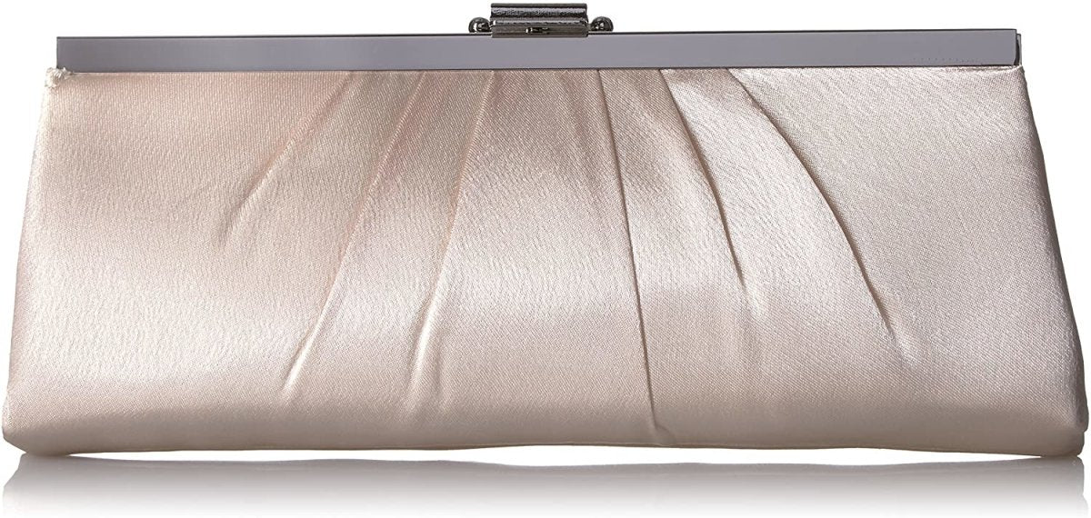 Satin Frame Evening Clutch Bag Purse With Shoulder Chain Included - Easy Pickins Store
