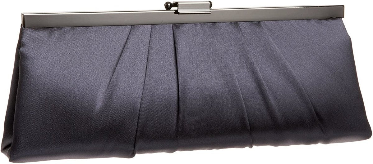 Satin Frame Evening Clutch Bag Purse With Shoulder Chain Included - Easy Pickins Store