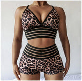 Scrunch Butt Shorts Leopard Print Push Up - Easy Pickins Store
