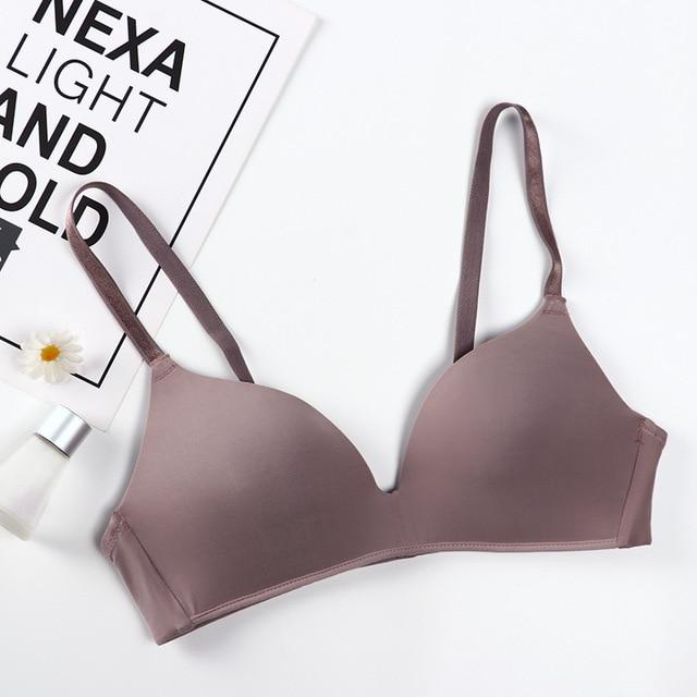 Seamless Bras Push Up No Wire Brassiere A B Cup 3/4 Cup - Easy Pickins Store