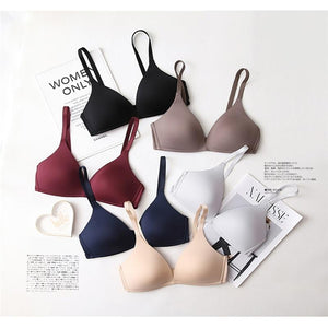 Seamless Bras Push Up No Wire Brassiere A B Cup 3/4 Cup - Easy Pickins Store